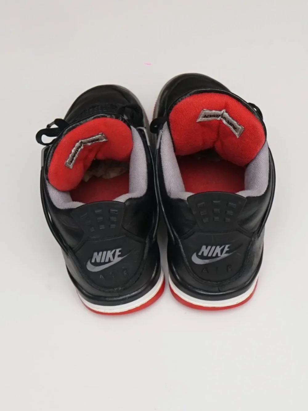 Jordan Air Jordan 4 Boys Mid Top Sneakers Black/Gray/Red US 6Y FQ8213